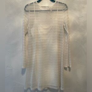 Elegant White Lace Dress